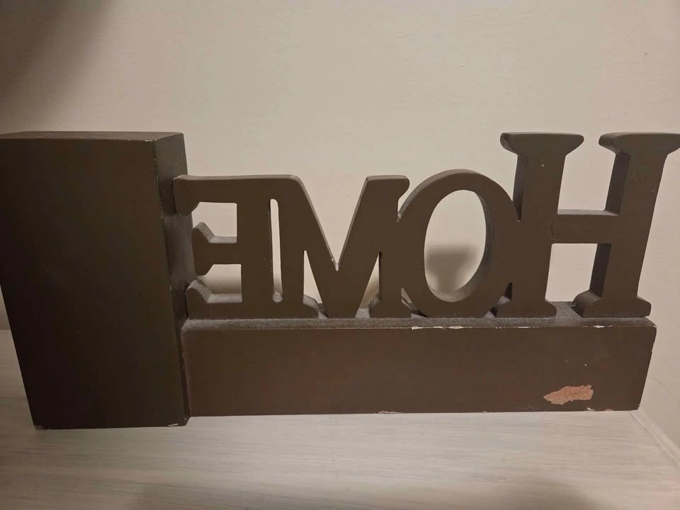 HOME Love is Spoken Here Decorative Sign - photo 3