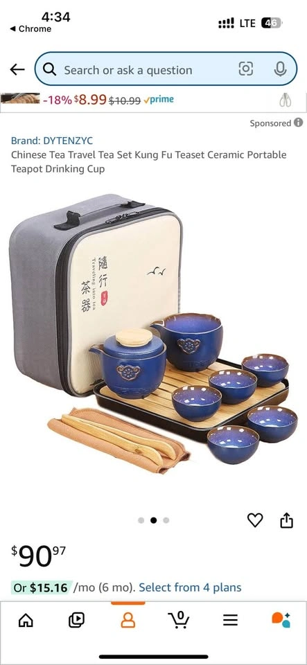 Travel tea set Asian - photo 5