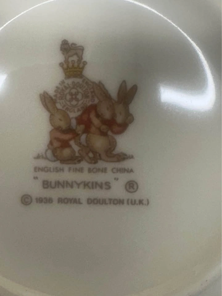 Two 3 pc sets of childrens fine china - photo 2