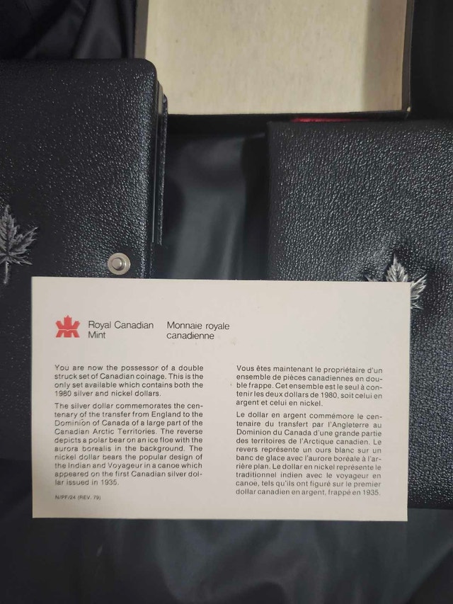 Royal Canadian Mint 1980 Proof Coin Set (x2) - photo 2