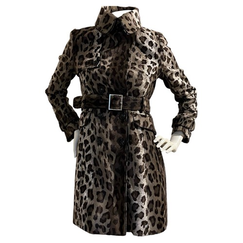 Karen Millen Leopard Print Faux Pony Coat Jacket - photo 4