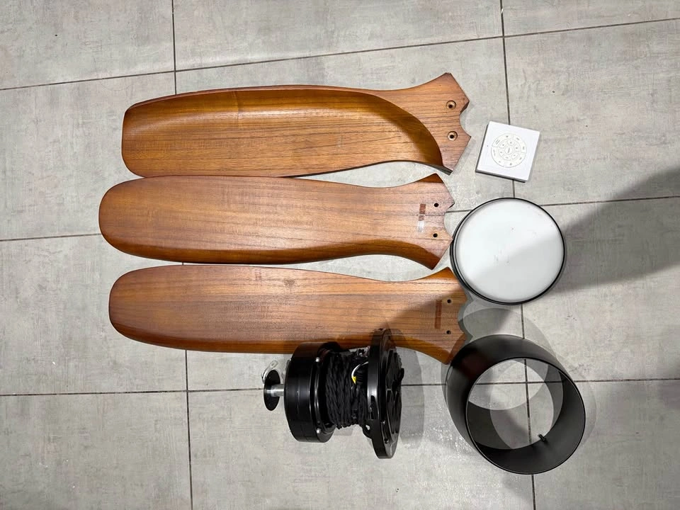 Ceiling Fan With Light, Noiseless Tested and Working