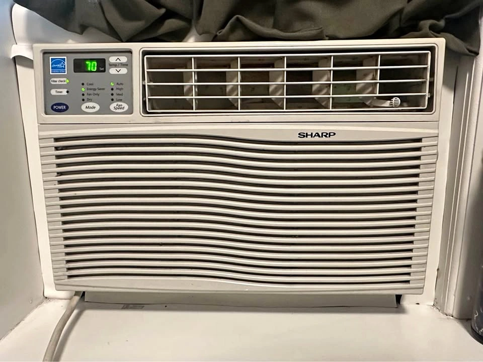 12,000 BTU Window AC - Sharp AFQ120VX + Window Extenders