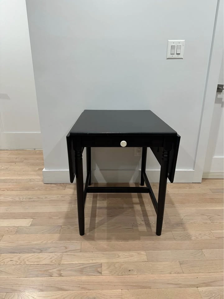 IKEA Ingatorp Extendable Dining Table with Drawer - photo 3