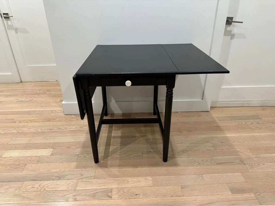 IKEA Ingatorp Extendable Dining Table with Drawer - photo 4