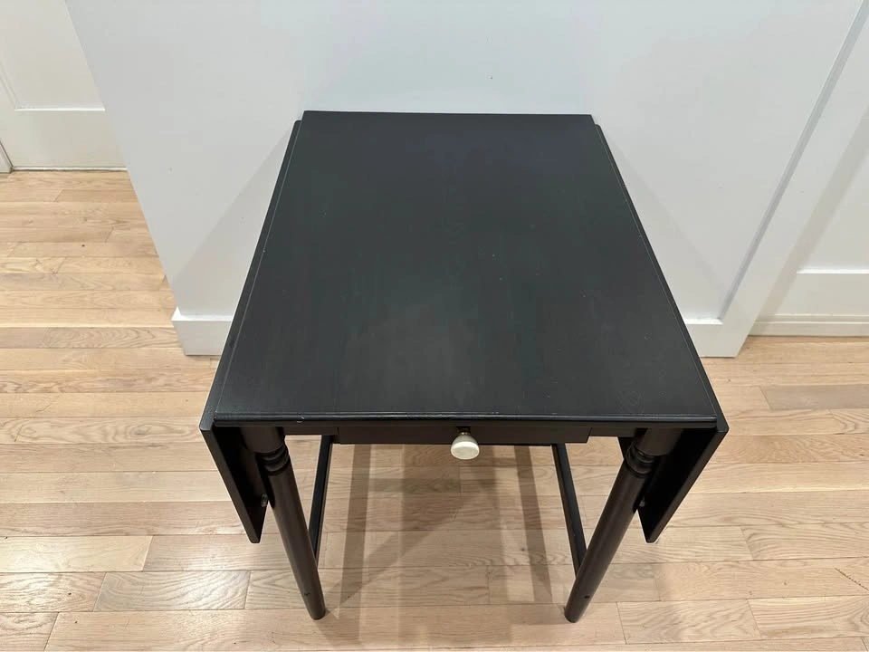 IKEA Ingatorp Extendable Dining Table with Drawer - photo 5