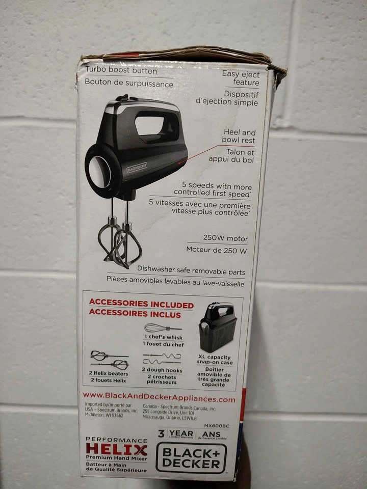 Black+Decker Performance Helix Premium Hand Mixer - photo 2