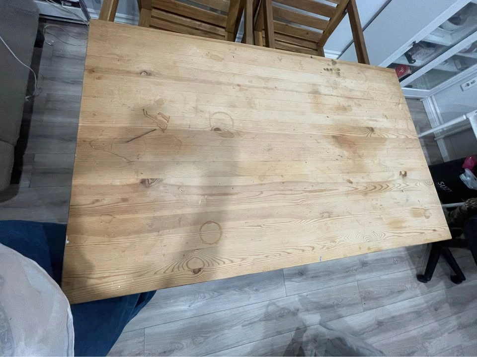 Solid Wood Dining Table - photo 3
