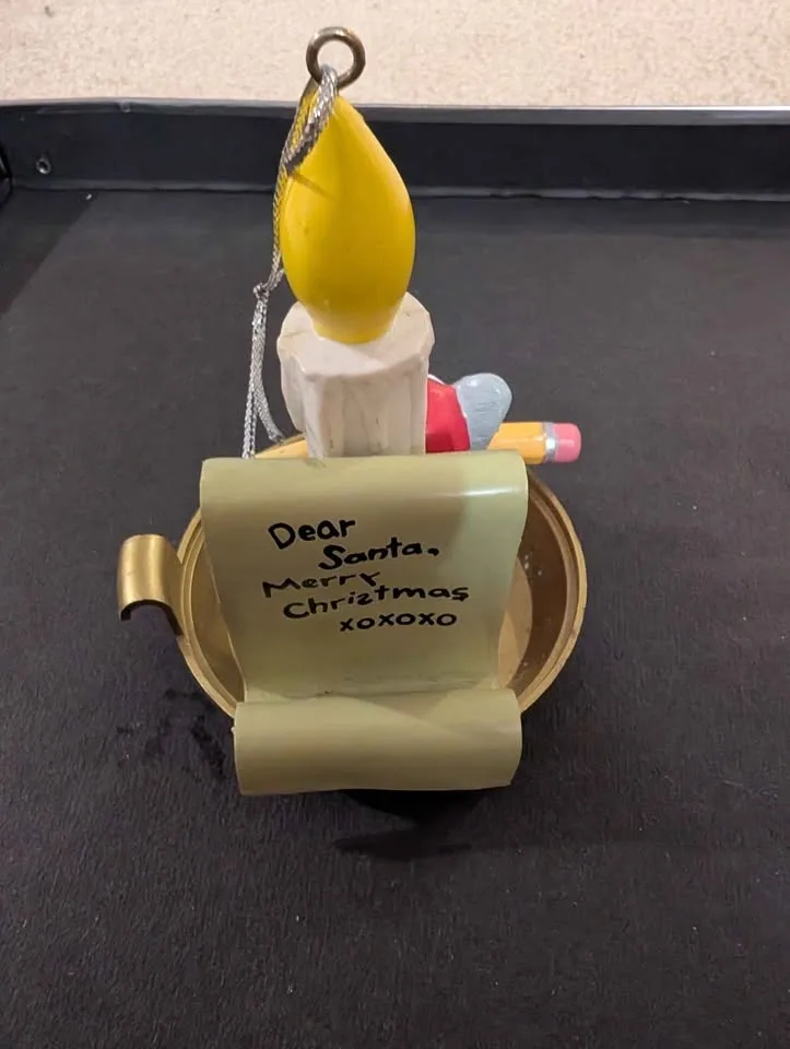 Vintage Candlestick Holder Christmas Ornament - photo 2