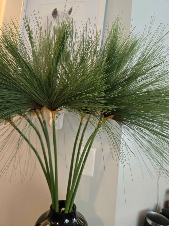 Vase Glass with artificial plant - photo 4
