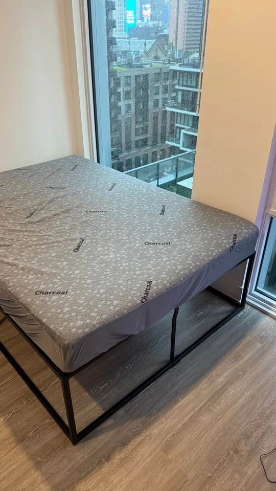IKEA VESTERÖY Full Hybrid Mattress and Metal Bed Frame - photo 2