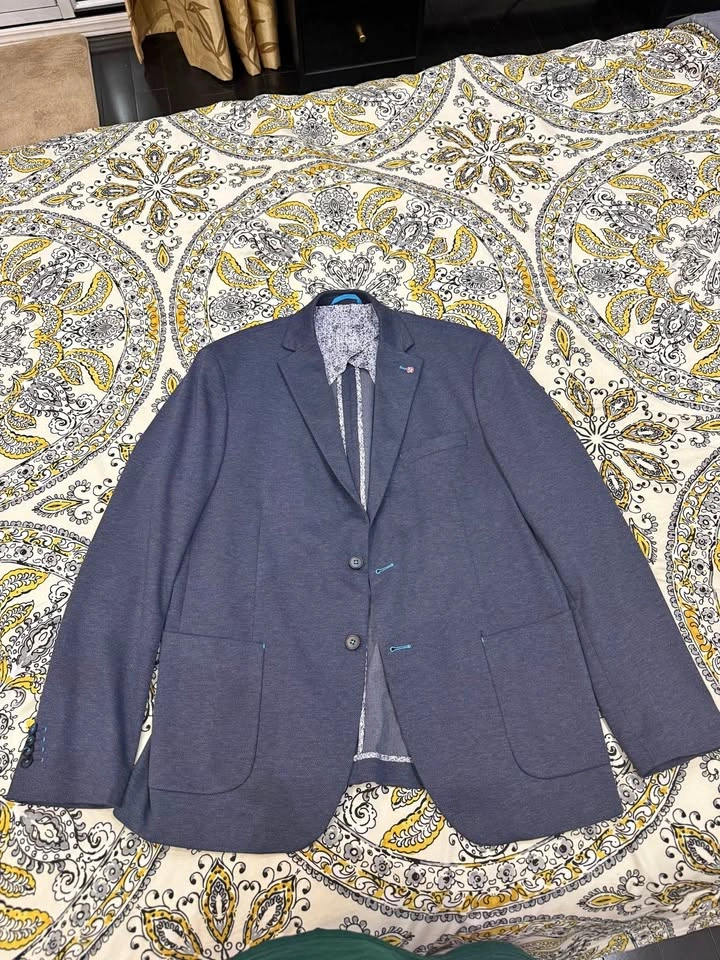 Jermyn & Sons Men's Navy Blue Blazer