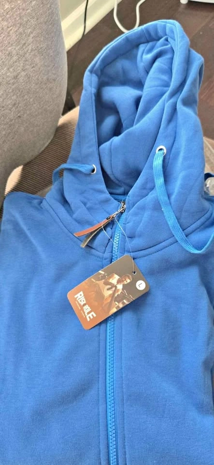 Riskrole Men's Hooded Tracksuit 2 Pieces Set Size L