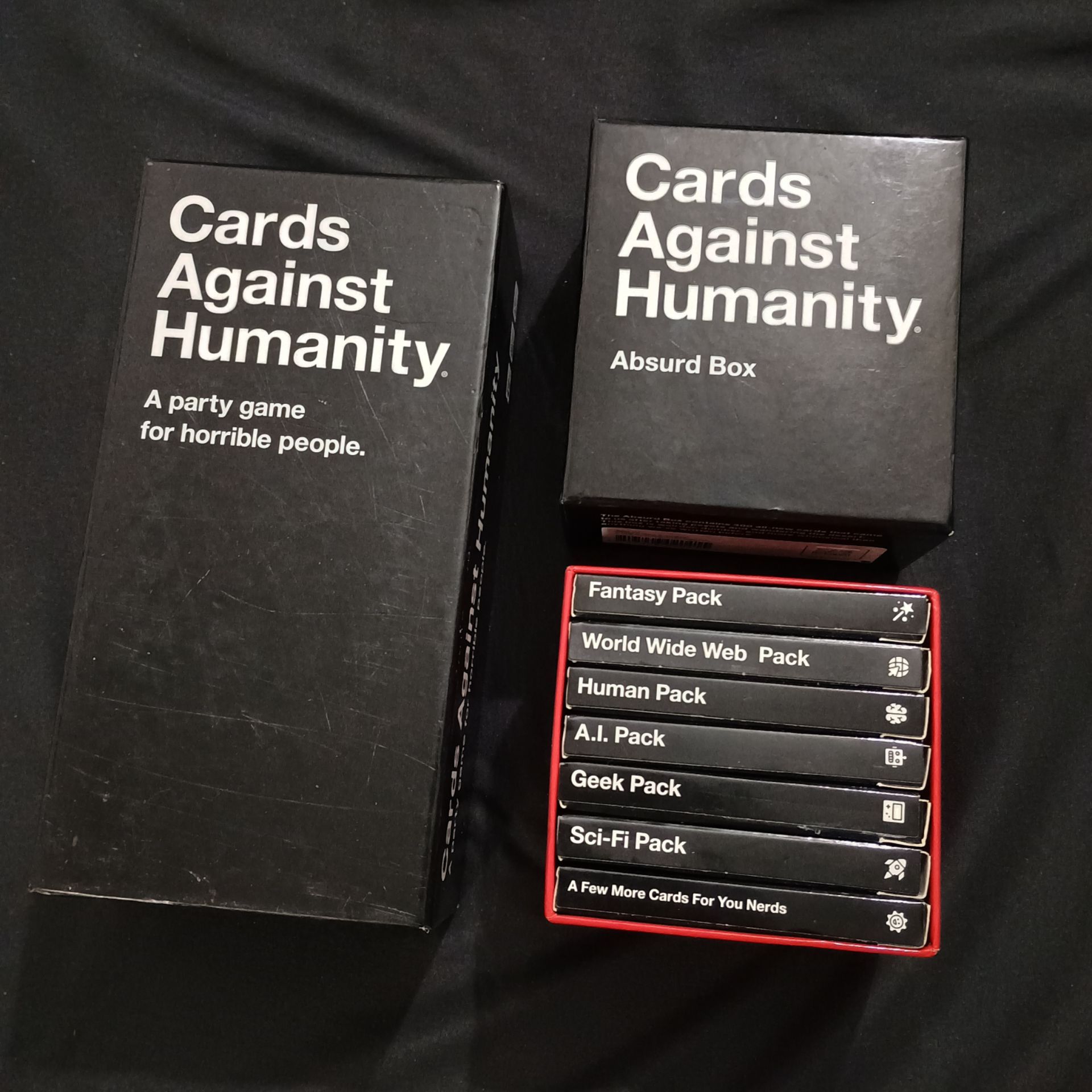 Cards against humanity with expansion packs