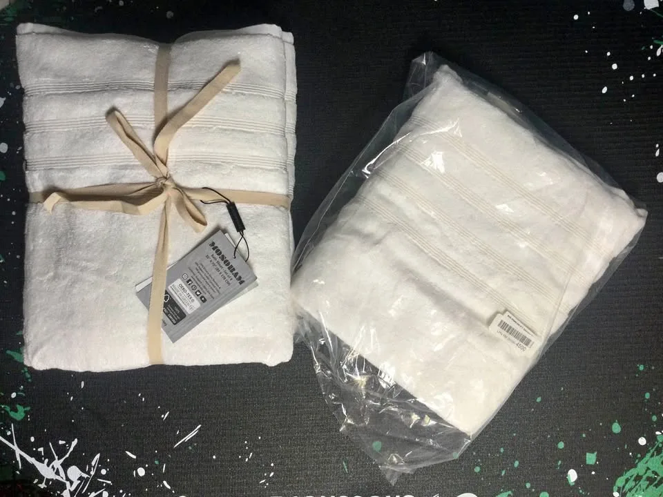 NEW Bundle of 3 Mosobam Turkish Towels 35X70 thumbnail