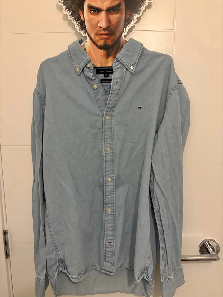 Tommy Jeans mens Denim shirt size M