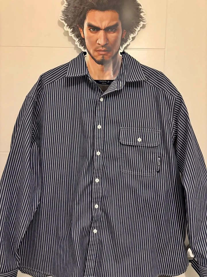 Bellken striped blue shirt