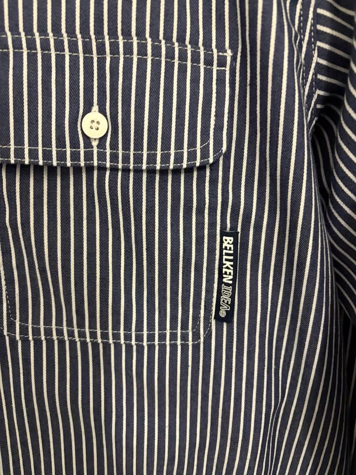 Bellken striped blue shirt - photo 2
