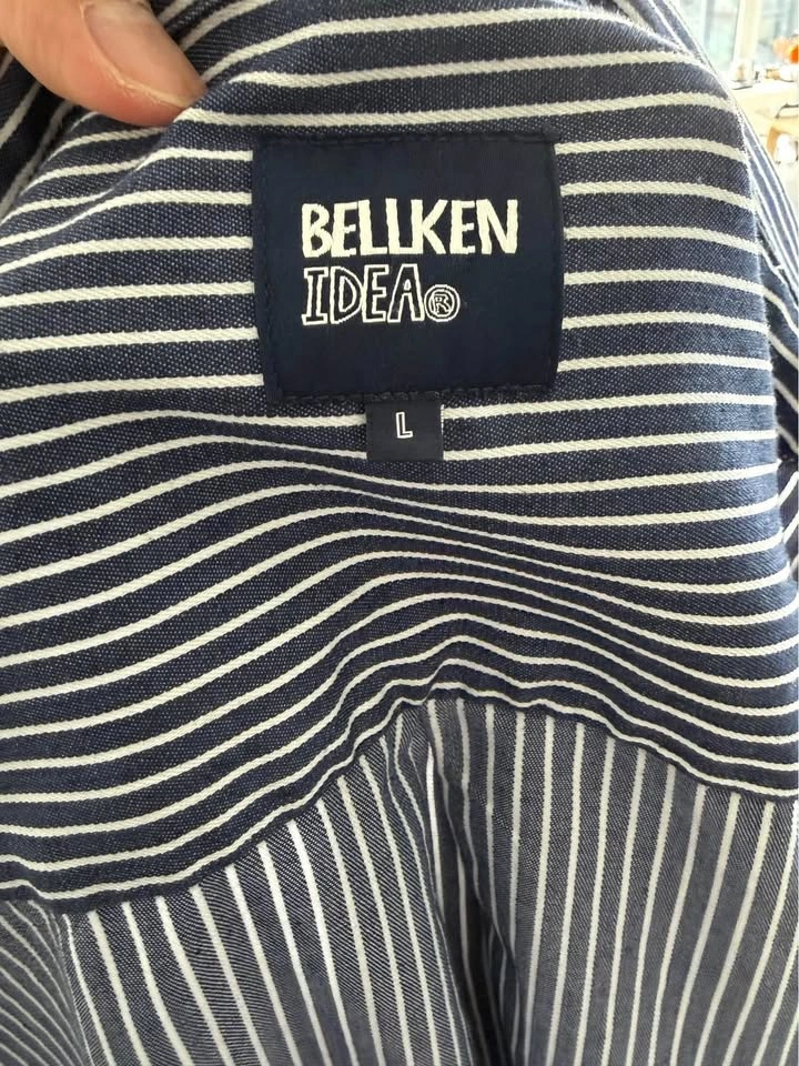 Bellken striped blue shirt - photo 3