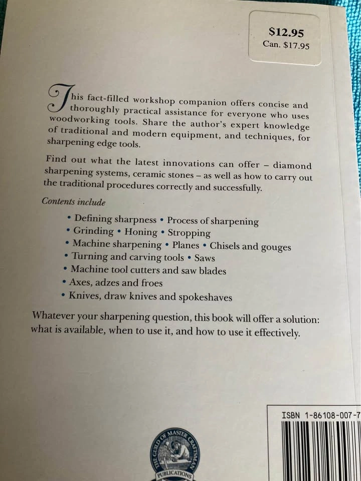 Estate Sale Sharpening Pocket Reference Book By Jim Kingshott - photo 3