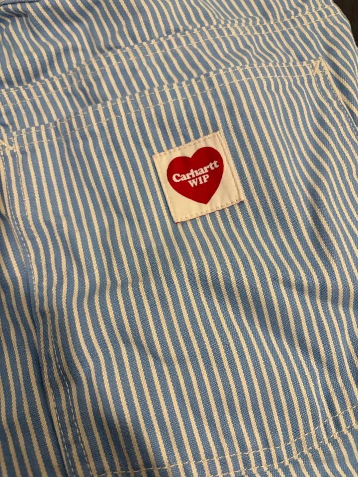 Carhartt Terrell Shorts in Light blue striped - photo 3