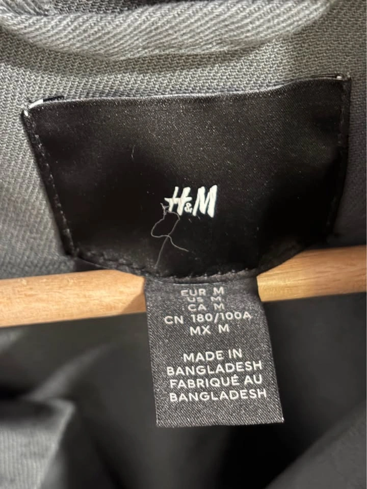 H&M khaki green overshirt - photo 2