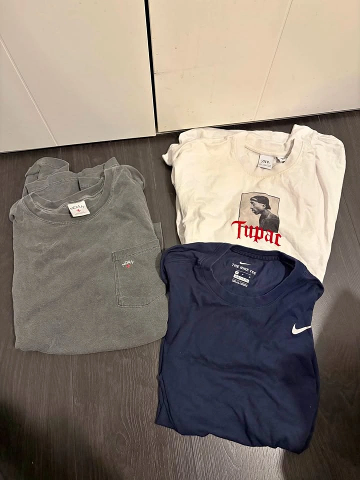 3 t-shirts (Noah, Nike & Zara)