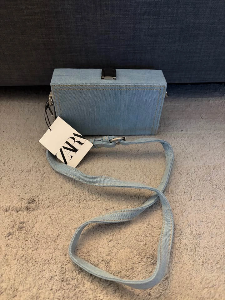 Zara Denim Shoulder Bag - photo 2
