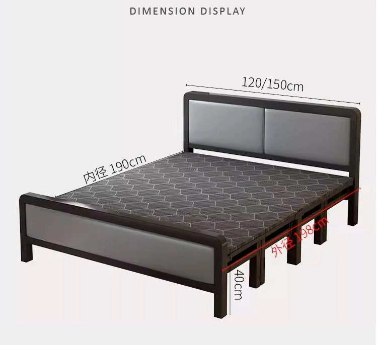 Brand new BD011 Large Carbon Steel Folding Bed - photo 2