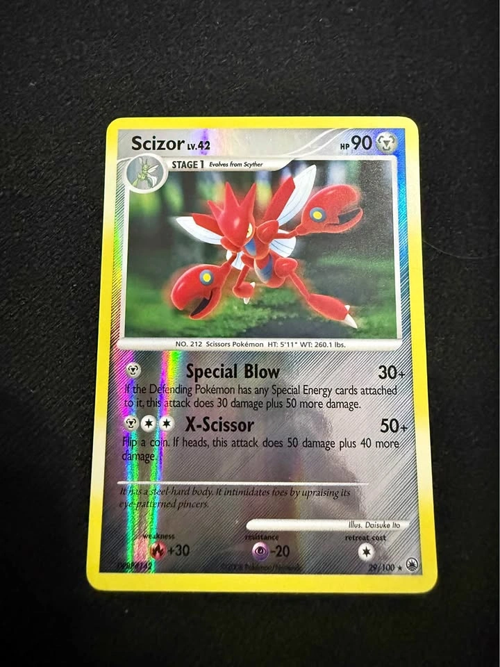 Scizor reverse holo - majestic dawn -NM