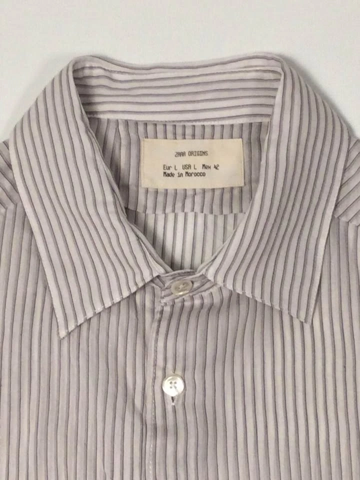 Zara Origins Striped Button Down Shirt, New without Tag - photo 4