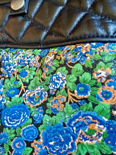 NEW! Coach 1941 Floral Curved Hem Leather Skirt Size 0 - photo 2
