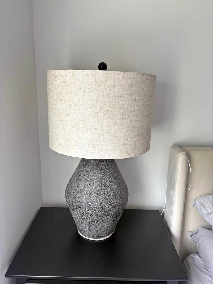 Stone effect large lamp