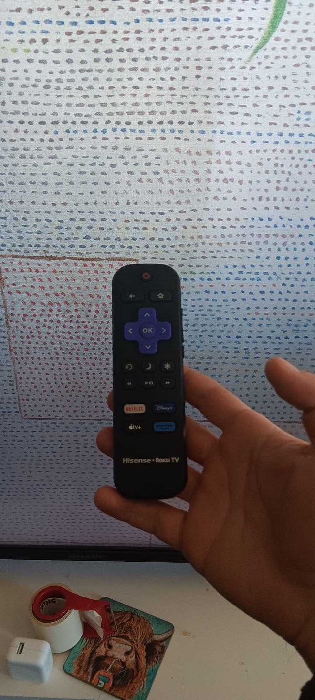 Roku TV Stand Legs and Remote