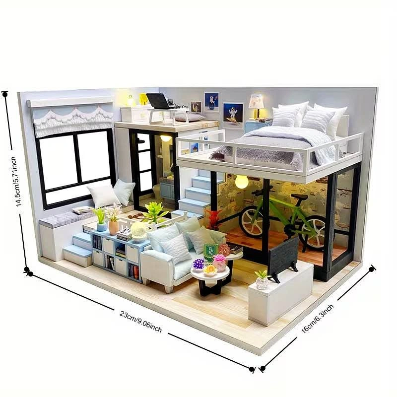 DIY dollhouse room