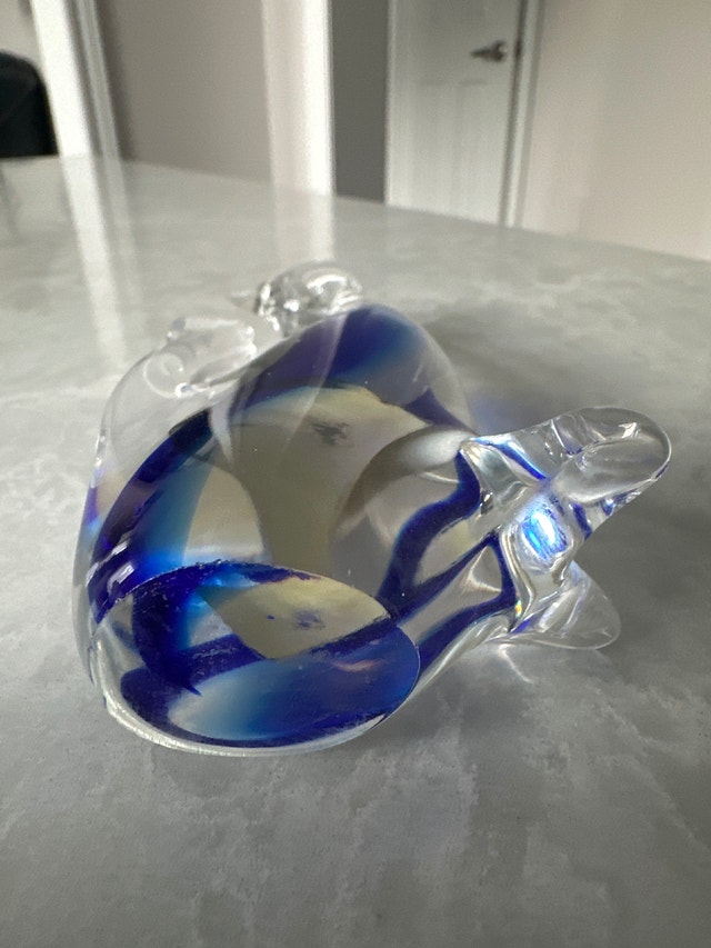 Vintage hand-blown Murano art glass cat figurine - photo 5
