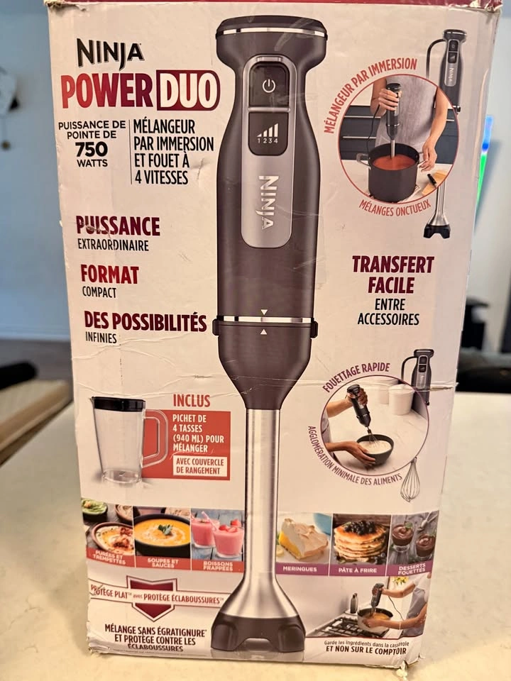 Ninja Power Duo Immersion Blender & Whisk