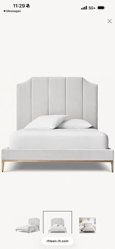 Restoration Hardware Sabine Upholstered Queen Bed - photo 5