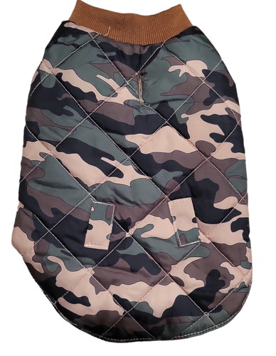 Small Dog Reversable Camo/Orange Fall/Winter Vest