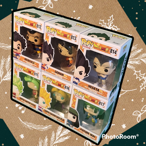 Dragon Ball Super Complete 6 Piece Funko Pop Figure Set