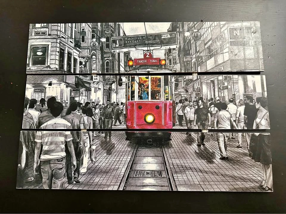 Japan Street wood paint