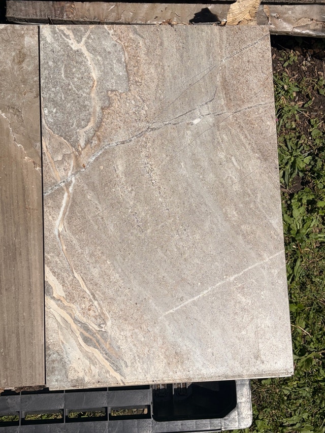 Large Stone-Look Tiles