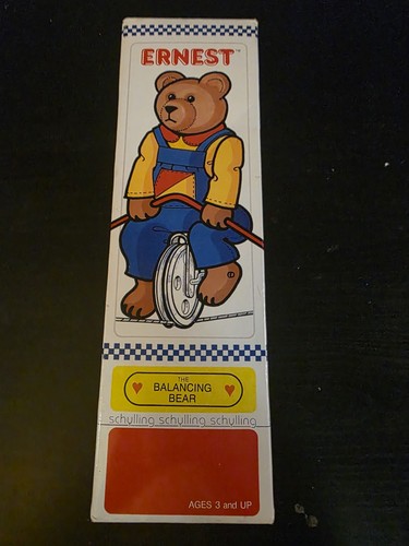 Vintage 1993 Schylling "Ernest The Balancing Bear" Toy