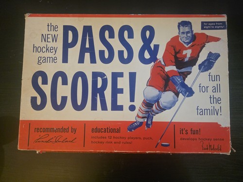 Vintage Pass & Score! Board Game Punch Imlach Frank Mahovlich