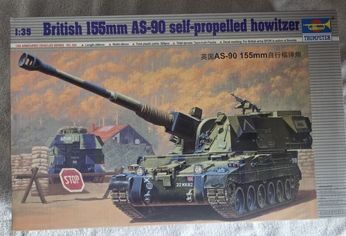 TRUMPETER 1/35 AS90 British Self Propelled Howitzer Model Kit