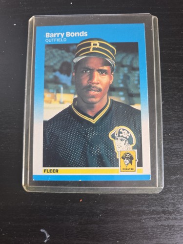 1987 Fleer Barry Bonds #604 Rookie Card RC – Pittsburgh Pirates