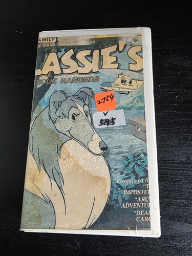 Lassie’s Rescue Rangers Vol 2 VHS 1982 Big Box