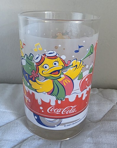 2001 McDonald's Christmas ‘Birdie the Early Bird’ Glass Tumbler