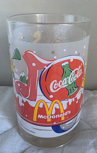 2001 McDonald's Christmas ‘Birdie the Early Bird’ Glass Tumbler - photo 2