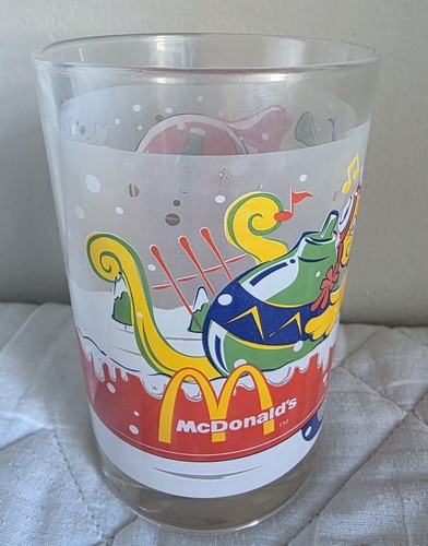 2001 McDonald's Christmas ‘Birdie the Early Bird’ Glass Tumbler - photo 4